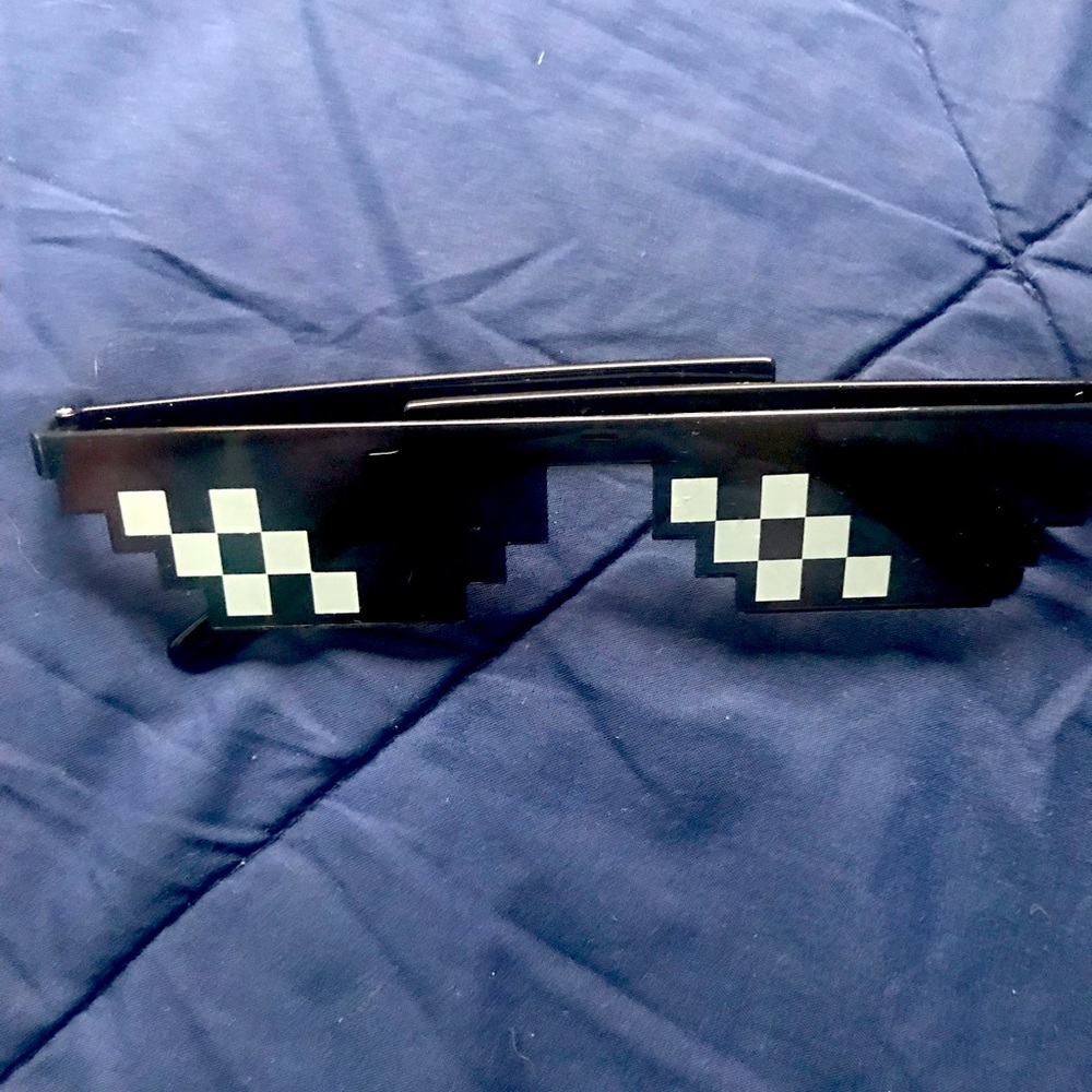 MLG Meme Glasses Cool Pixel Shades Minecraft